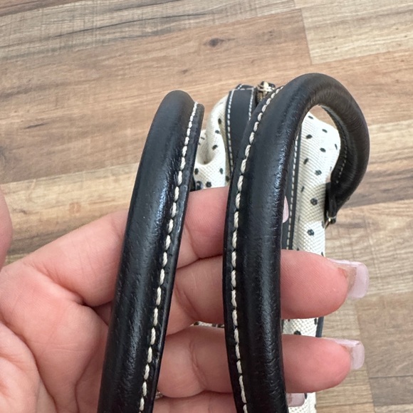 Kade Spade Dr Bag Satchel cream polkadot bag - Picture 8 of 16